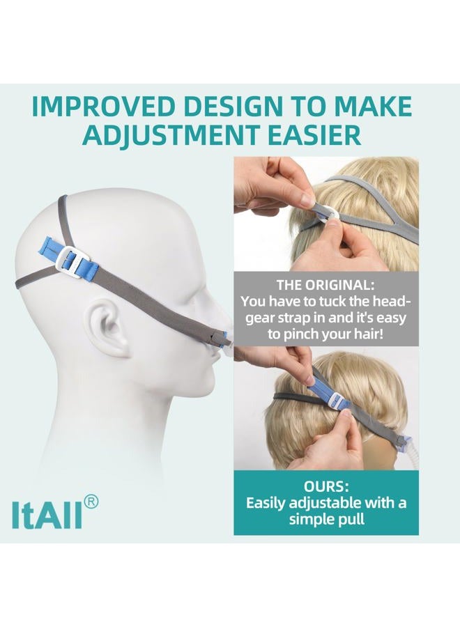 ItAll Supplies Replacement Hose Frame Strap and Clips Compatible with P10, Comfortable Fit and Perfect Seal Without Noise - Image 3