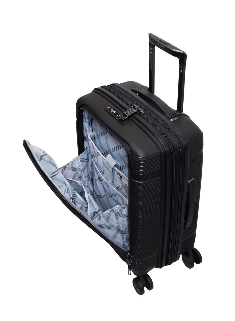 it Luggage it luggage Unanimous, Unisex Polypropylene Material Hard Case Luggage, 8x360 degree Spinner Wheels, Expandable Trolley Bag, TSA Type lock, SKU 15-3108-08, Lightweight Suitcase - it luggage Unanimous, Unisex Polypropylene Material Hard Case Luggage, 8x360 degree Spinner Wheels, Expandable Trolley Bag, TSA Type lock, SKU 15-3108-08, Lightweight Suitcase - Black - Image 3