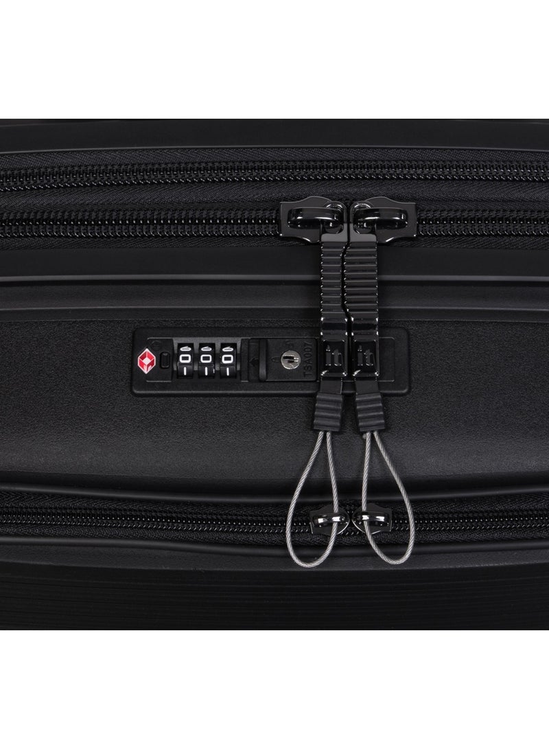 it Luggage it luggage Unanimous, Unisex Polypropylene Material Hard Case Luggage, 8x360 degree Spinner Wheels, Expandable Trolley Bag, TSA Type lock, SKU 15-3108-08, Lightweight Suitcase - it luggage Unanimous, Unisex Polypropylene Material Hard Case Luggage, 8x360 degree Spinner Wheels, Expandable Trolley Bag, TSA Type lock, SKU 15-3108-08, Lightweight Suitcase - Black - Image 5