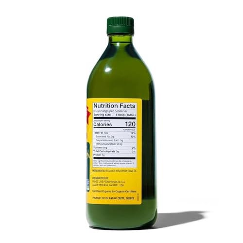 Bragg Organic Extra Virgin Olive Oil  32 fl oz  Sourced from Organic Greek Koroneiki Olives  Great for Cooking at Home - Image 5
