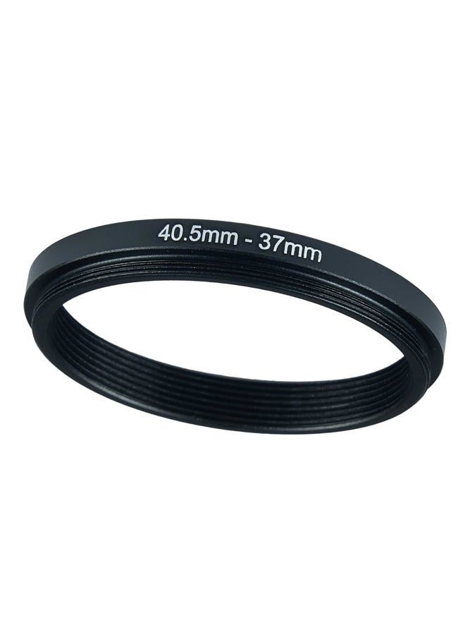 GZNLY Step-up Adapter Rings for Camera Lens Filter Adapter Black Metal Step Down Filter Ring Lens Converter Accessory (40.5mm-37mm) - Image 1