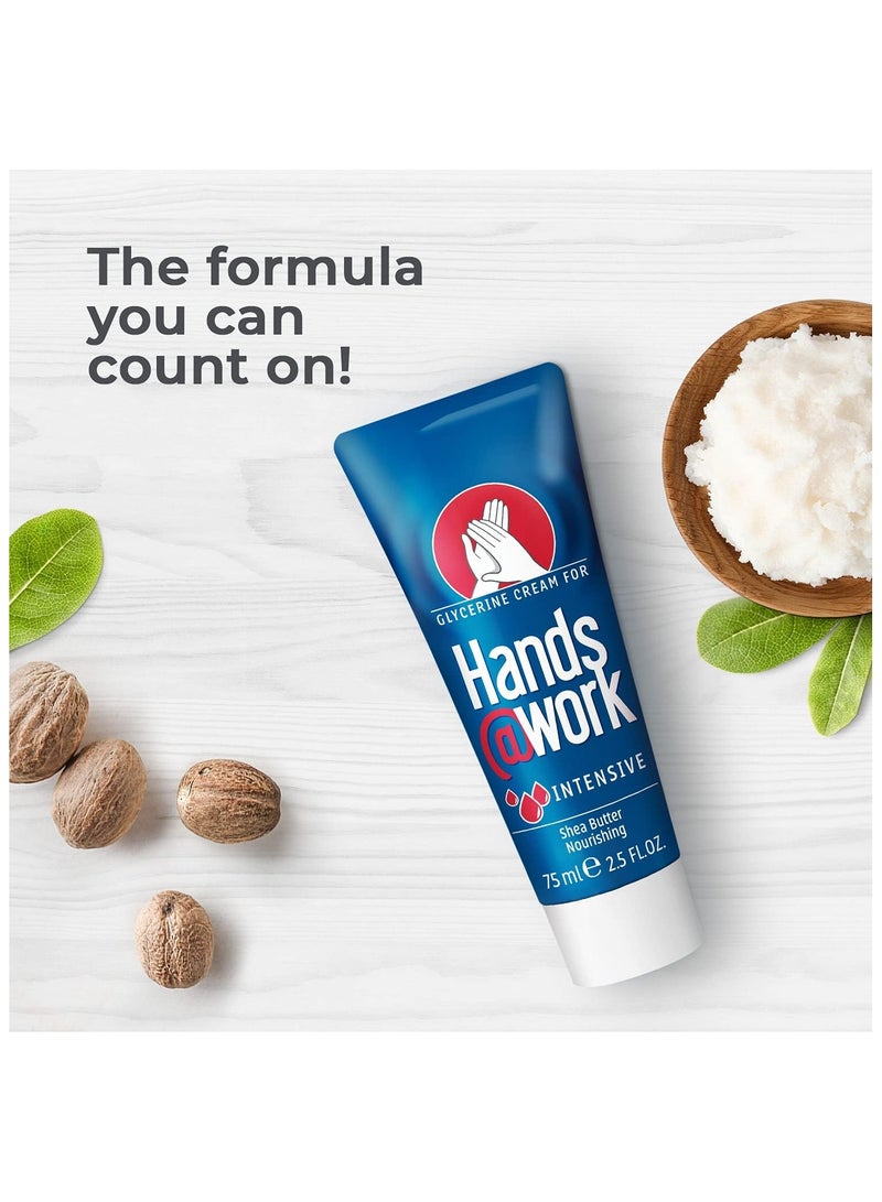 Hands@work كريم العناية المركزة لليدين بزبدة الشيا المغذية | رجال ونساء | 75 مل - Image 2