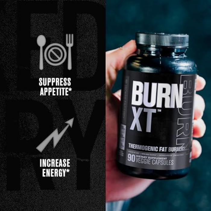 Jacked Factory Burn XT Black Thermogenic Fat Burner - Weight Loss Supplement, Appetite Suppressant, Nootropic Energy Booster | TeaCrine, Acetyl L-Carnitine, Green Tea Extract - 90 Veg Diet Pills - Image 3