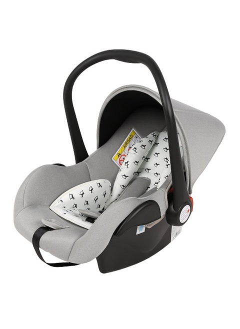 Portable Baby Car Seat Padded Soft Material Three Point Harness Ergonomic Design with Carrier Washable from Birth to 15 Months