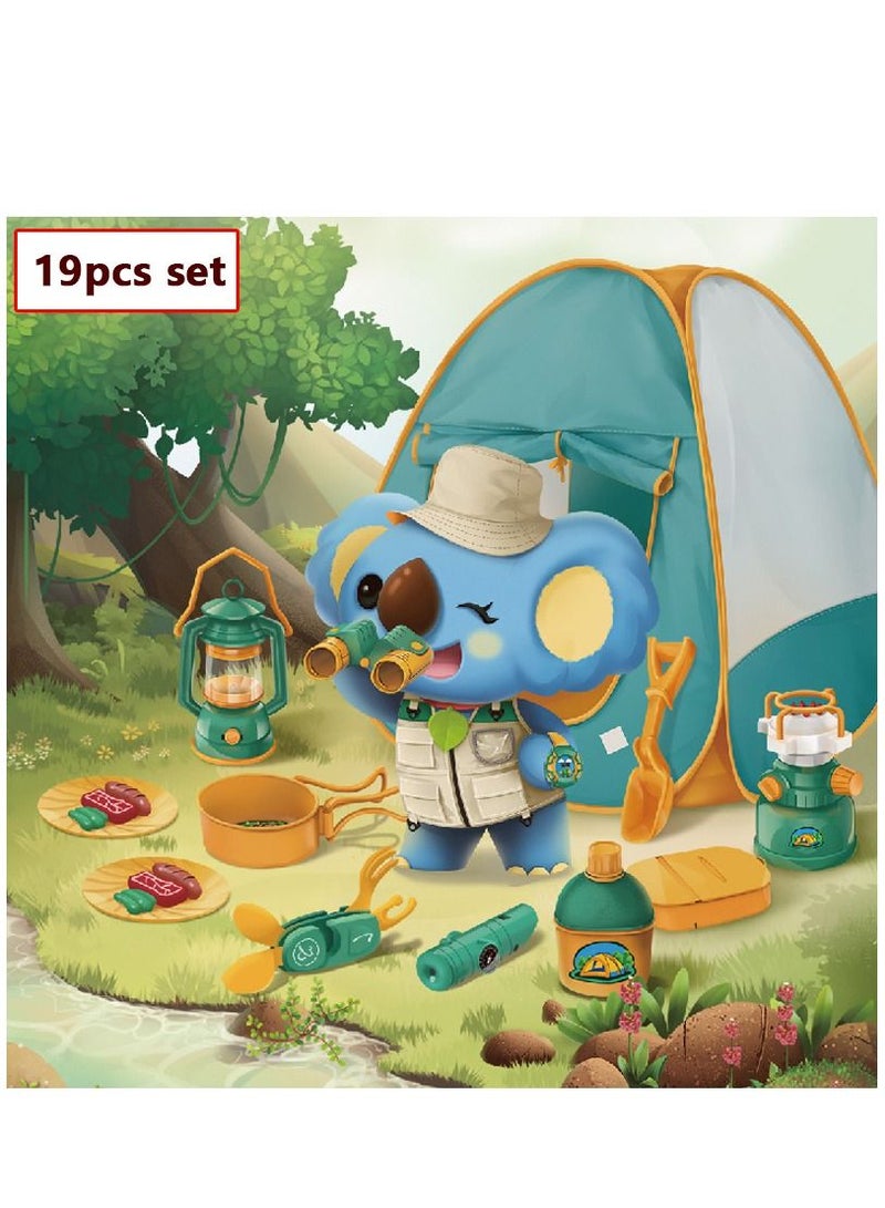 Camp Koala Diary Children's Simulated Camping Outdoor Toy Set - Image 1