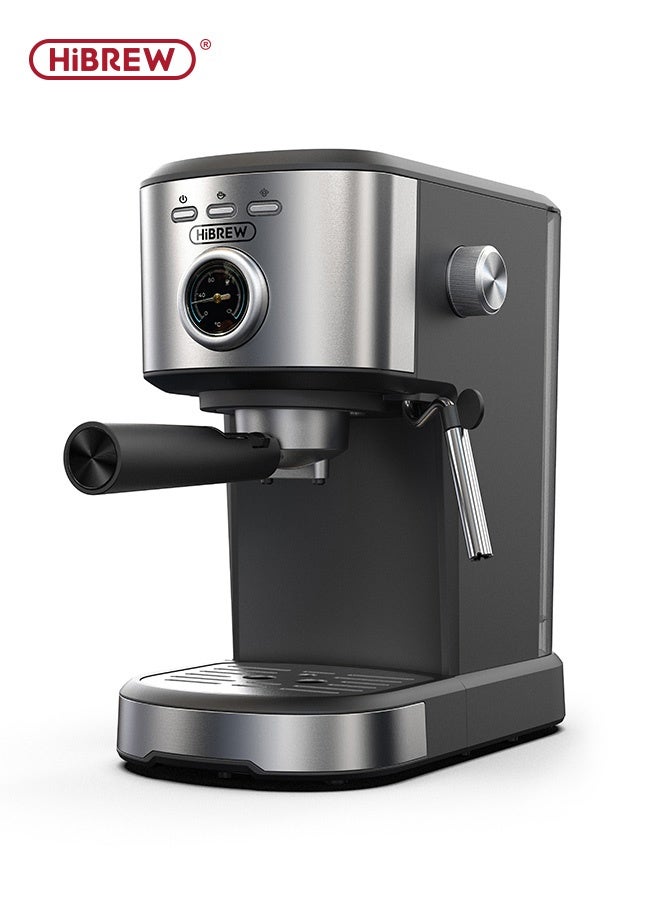 HiBREW Espresso Coffee machine Cafetera Semi Automatic Coffee Maker  Visual Temperatura H5A - Image 1