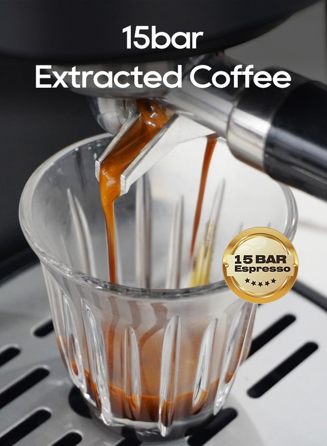 HiBREW Espresso Coffee machine Cafetera Semi Automatic Coffee Maker  Visual Temperatura H5A - Image 2