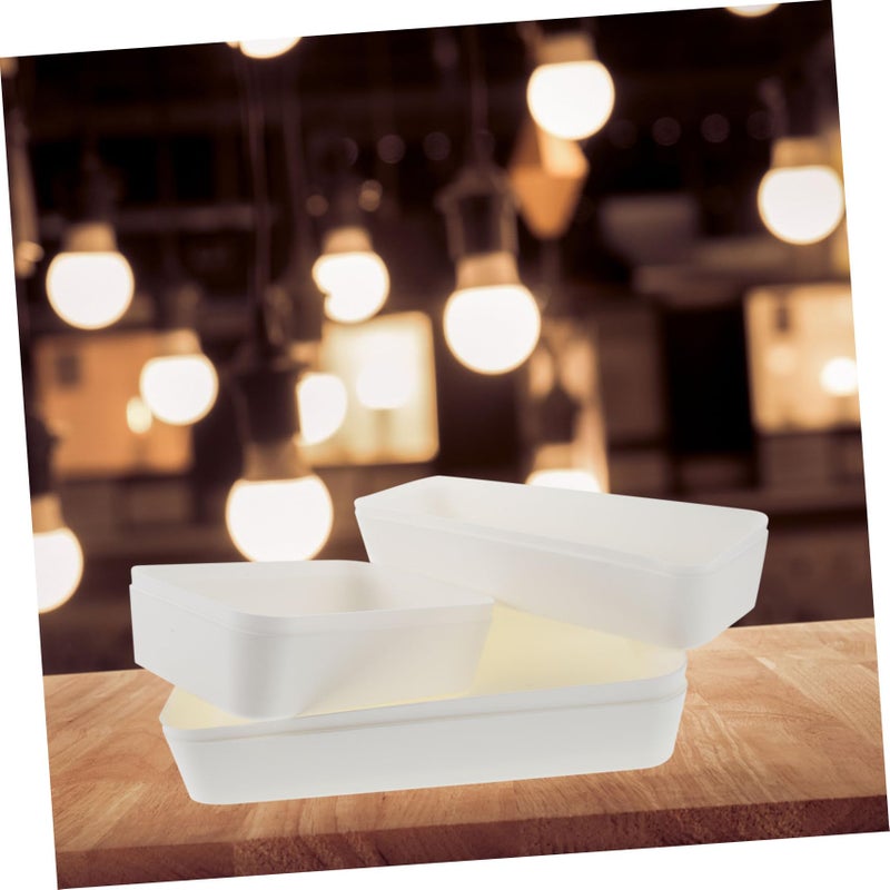 6 Pcs Plastic Drawer Organizer For Kitchen Desk And Makeup Storage - Image 4
