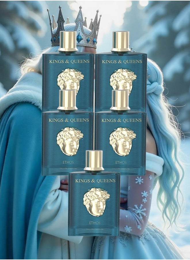 AMARAN 5 Pieces Kings And Queens Ethos Perfume For Unisex 100ml EDP  - Image 1