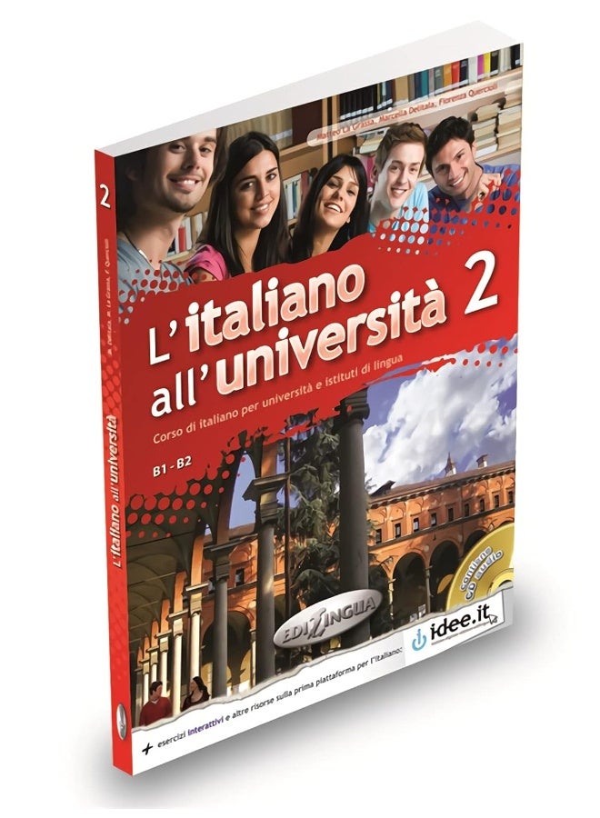 L'italiano all'universita: Libro e quaderno + CD Audio 2 (Level B1-B2)