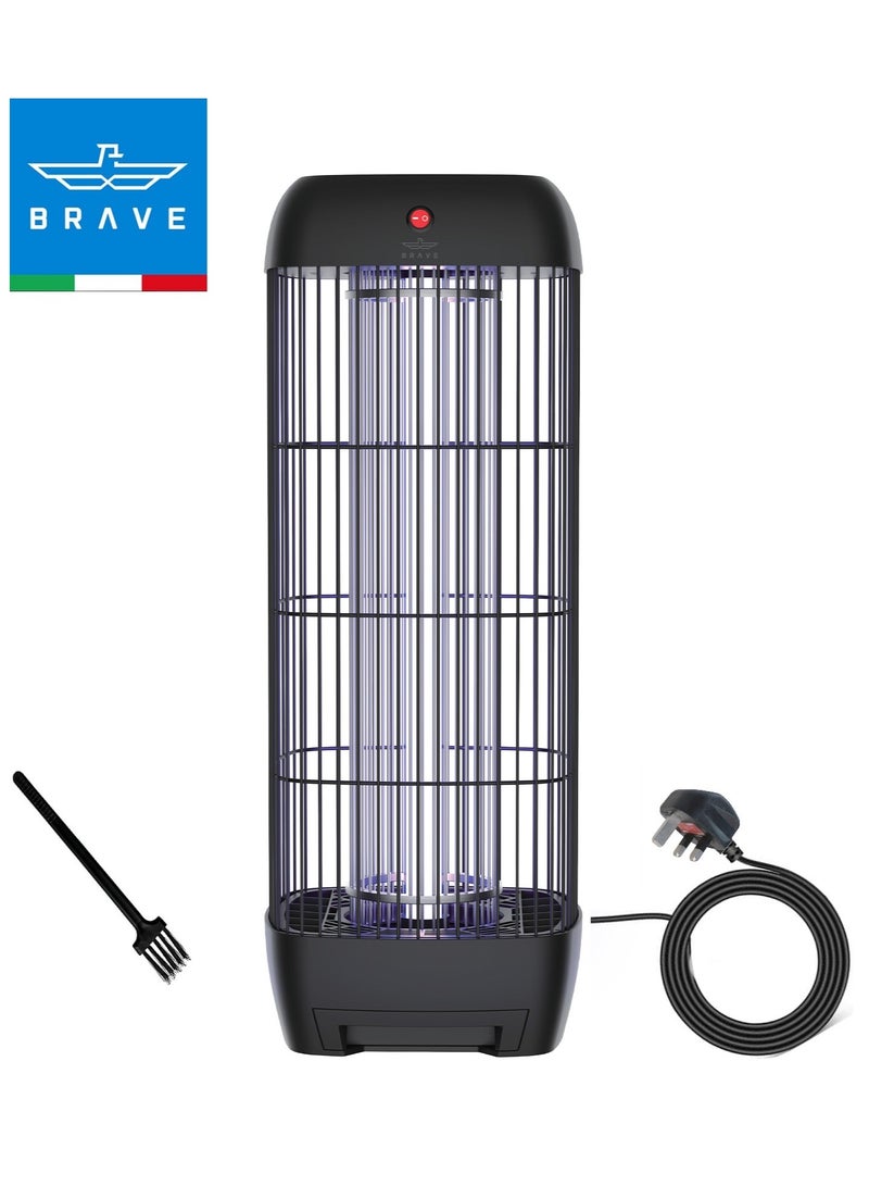 Brave Insect Killer Electric Bug Zapper with 15W UV Lamp – Powerful Mosquito Killer Lamp, Fly Trap, Pest Repellent Light for Indoor & Outdoor Use – Safe & Quiet Operation for Home, Kitchen, Bedroom, Office, Garden, Patio, Restaurant – Anti-Mosquito Insect Trap Device (Black)  - Image 1