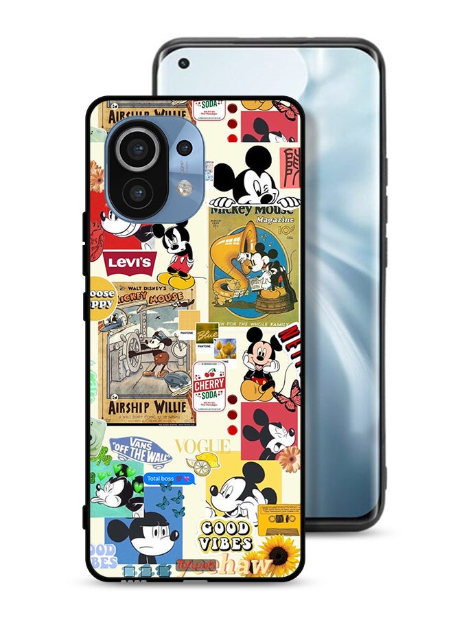 Tolwak Xiaomi Mi 11 Protective Case Cover Chose Happy And Stickers - Image 1