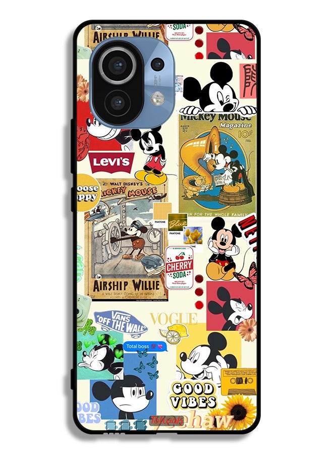 Tolwak Xiaomi Mi 11 Protective Case Cover Chose Happy And Stickers - Image 2