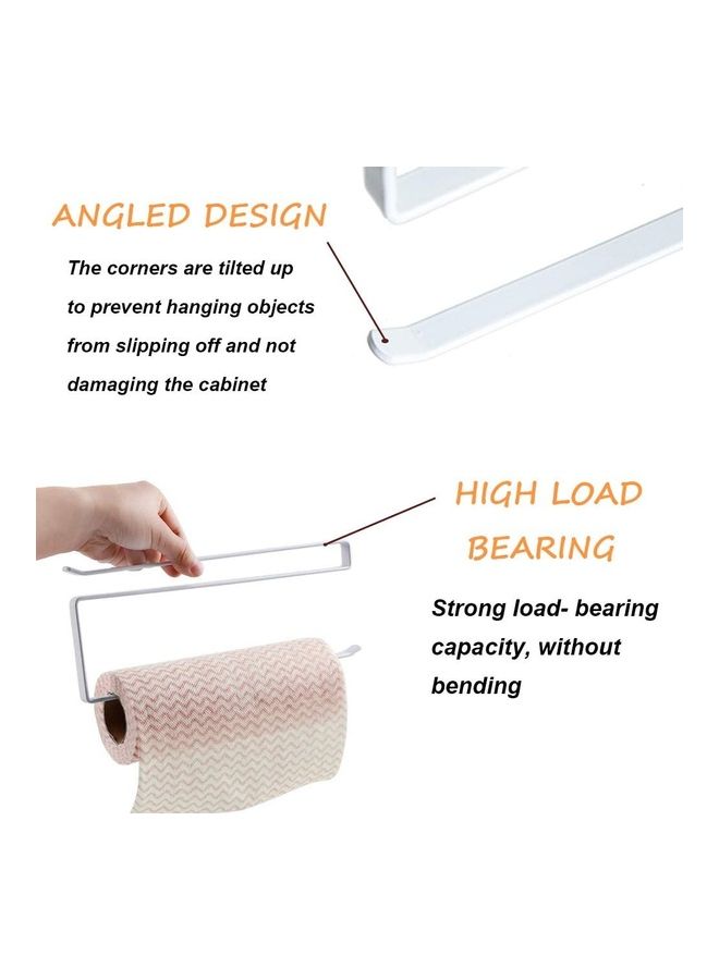 Paper Towel Rack Roll Support White 26 x 1.2 10.8cm  - Image 3