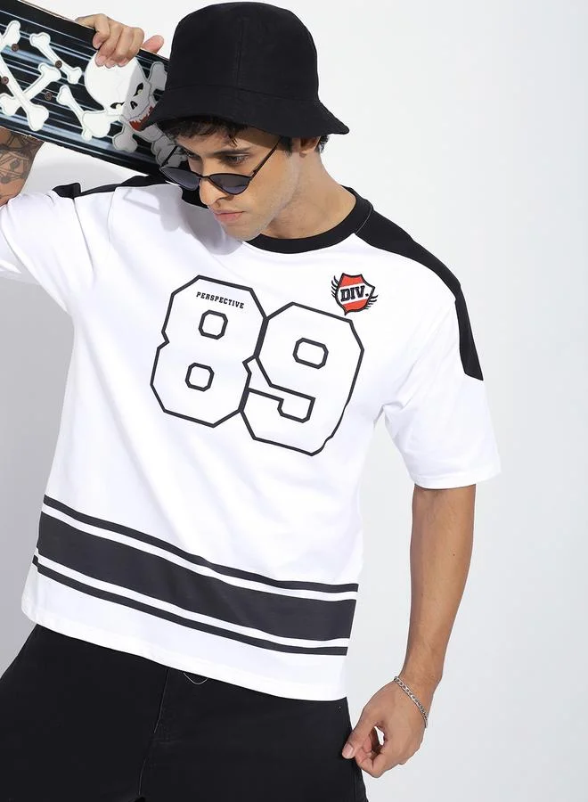 Difference of Opinion Men Oversized Short Sleeve Printed T-Shirt