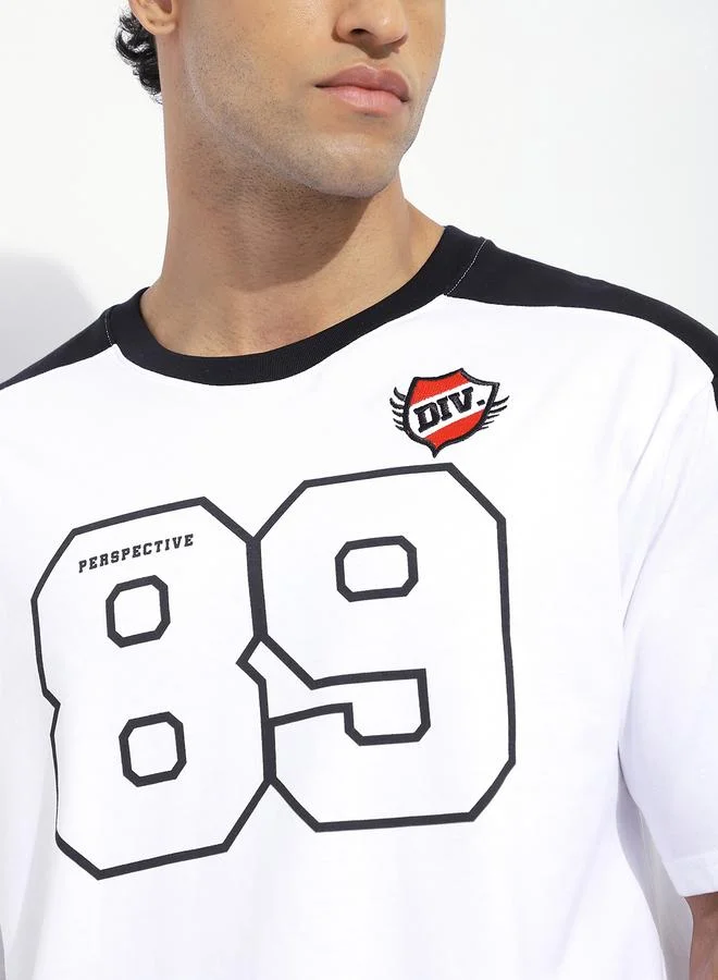 Difference of Opinion Men Oversized Short Sleeve Printed T-Shirt