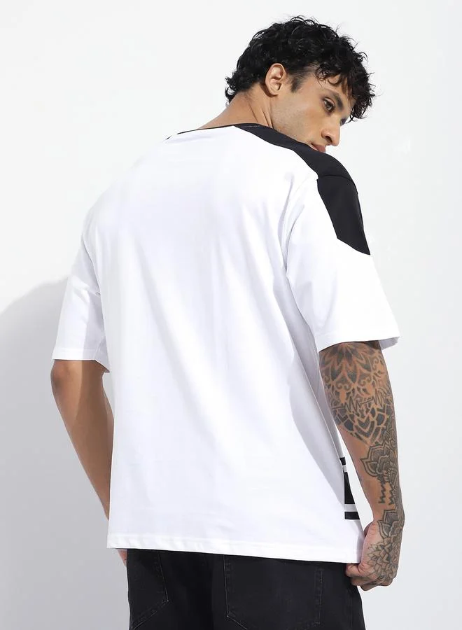 Difference of Opinion Men Oversized Short Sleeve Printed T-Shirt