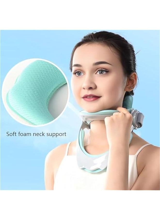 Arabest Neck Brace Adjustable Neck Traction Device for Neck Pain and Support,Neck Stretcher Cervical Traction Neck Hump Corrector to Correct Forward Head Posture,Upgrade 360° ​​Adjustment.  - Image 4
