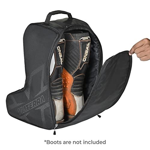 ViaTerra Boot Bag/Shoe Travel Bag for Motorcycle Riding Boots | Available in 2 Sizes | Compatible for Motocross Knee high Boots (Large) - Image 3