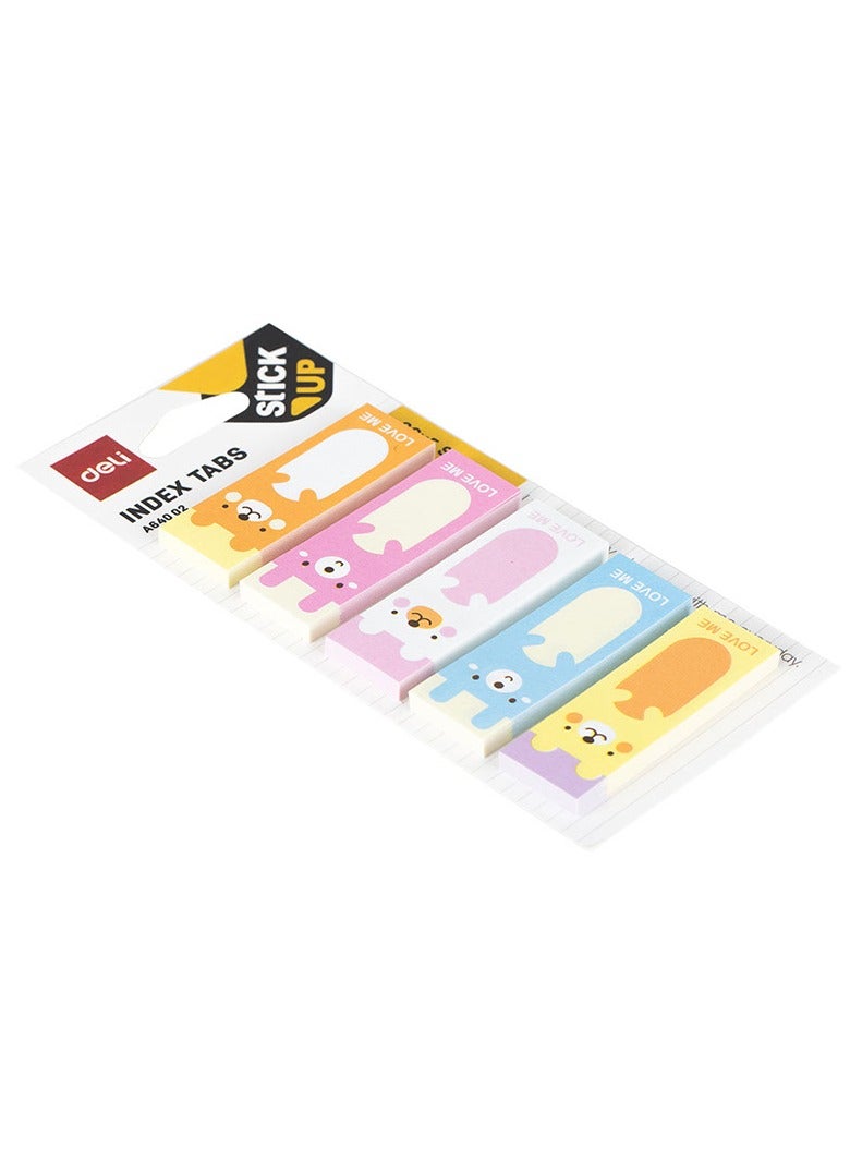 Deli 150 قطعة علامات فهرسة بتصاميم مطبوعة متعددة الألوان - Image 2