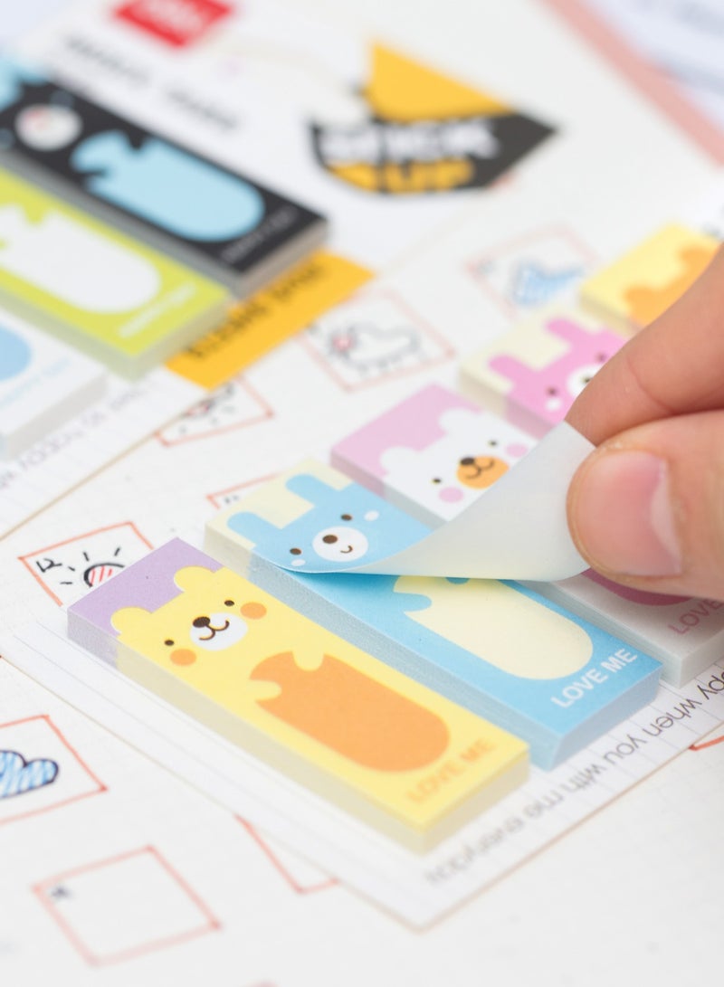 Deli 150 قطعة علامات فهرسة بتصاميم مطبوعة متعددة الألوان - Image 4