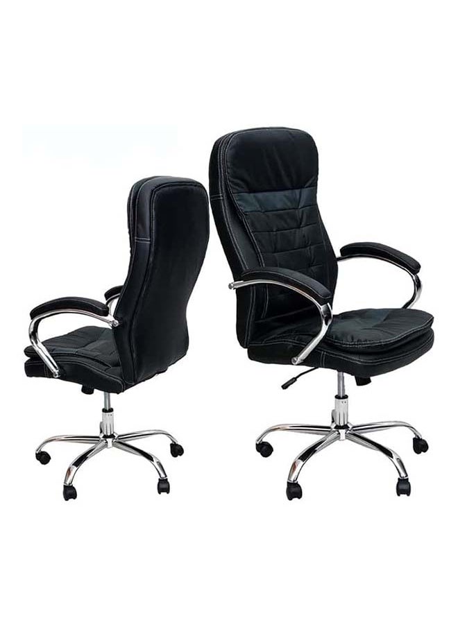 KARNAK Executive Office Chair PU Leather And Foam 360° Swivel Desk Chair Computer Table Chair  - Image 3