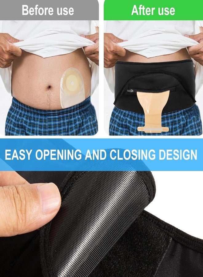 FSUHHIAD Ostomy Belt | Ostomy Bag Cover | Ostomy Wrap for Sport & Swimming | Ostomy Support Belts for Men & Women | Colostomy Bag Cover | Inner Pocket to Hold Ostomy Pouch | Ostomy Supplies-M - Image 5
