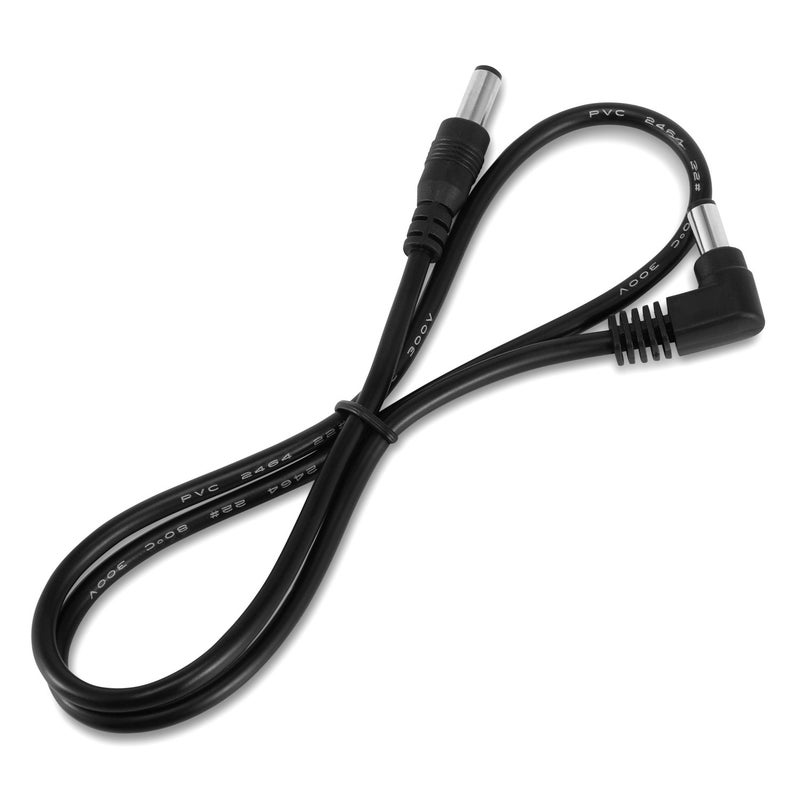 Donner كابل طاقة دواسة الجيتار دونر DC، 60 سم - 10 حزمة، ذكر إلى ذكر - Image 2