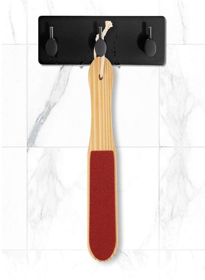 Boulevar Dual Sided Wooden Foot Scraper Hard & Dead Skin Callus Remover Pedicure Tools (Pack of 1) - Image 4