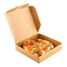 MOHIL ENTERPRISE 7 Inch Brown Pizza Box Size 7 X 7 X 175 PACK of 25 pcs  - Image 2