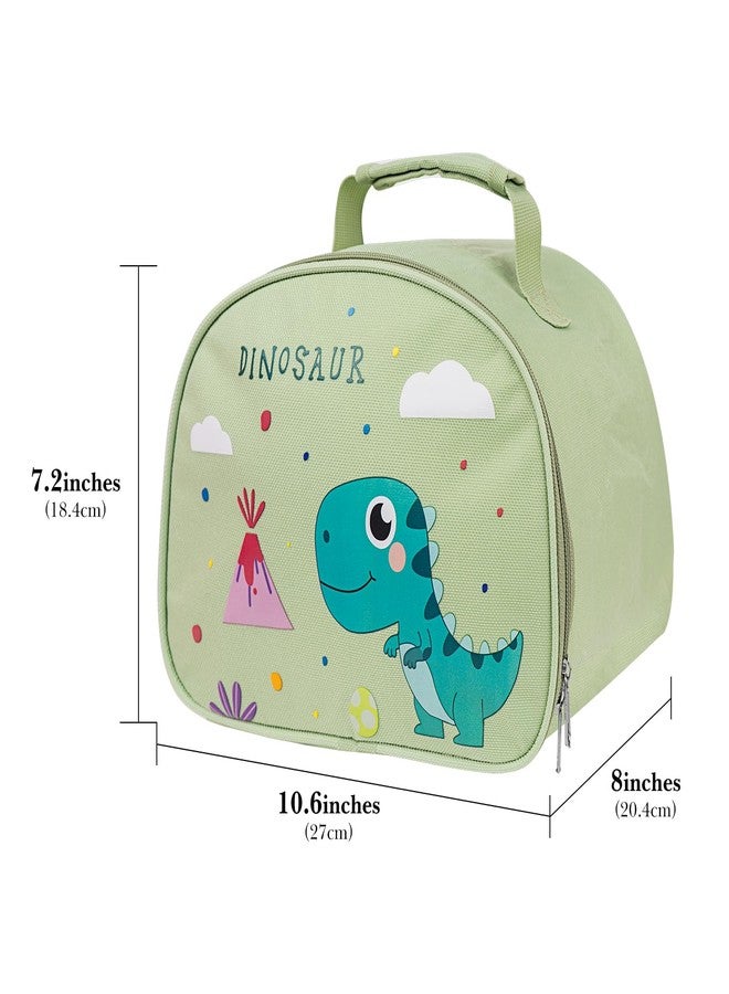 Linkidea Lunch Tote Bag, Large Capacity Lunch Tote Bag with Hand Strap, Portable Lunch Box Bag for Outdoor, Compatible with B.Box, Sunhanny, Pedeco, QQKO, Xgxn Lunch Box (Green) - Image 3