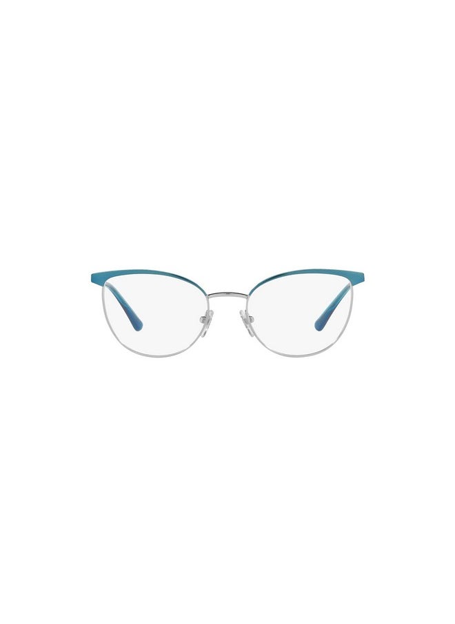Vogue Eyewear Women'S Vo4208 Butterfly Prescription Eyewear Frames, Top Green/Silver/Demo Lens, 52 Mm  - Image 1