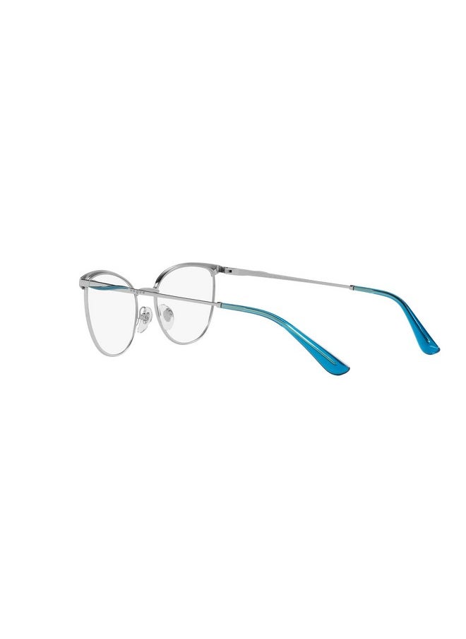 Vogue Eyewear Women'S Vo4208 Butterfly Prescription Eyewear Frames, Top Green/Silver/Demo Lens, 52 Mm  - Image 5
