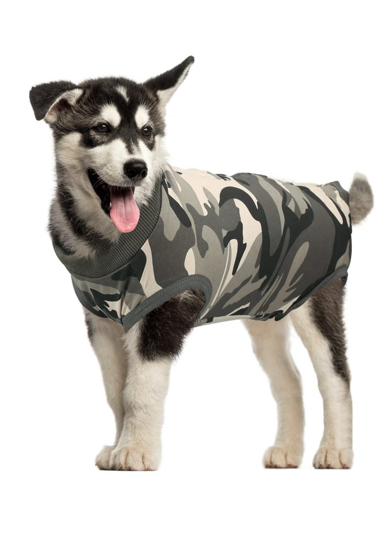 SYOSI Dog Recovery Suit Anti-Licking Dog Onesie After Surgery Wound Protection Comfy and Stylish Dog Recovery Suit for Post Surgery Care M  - Image 1