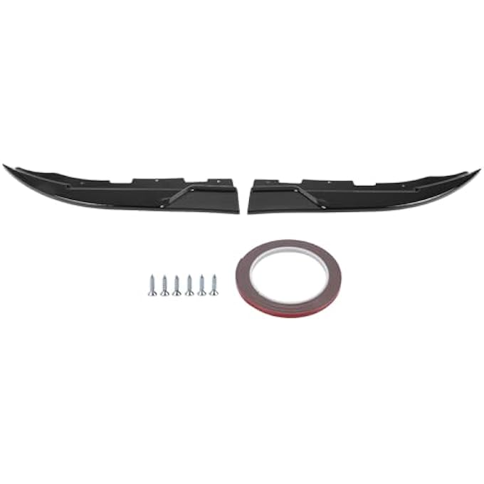 Eujgoov Heck Bumper Lip Siffusor Stylish Decorative Spoiler Set for 4 Series G26 M Sport 2020+ Owner (Bright Black) - Image 5