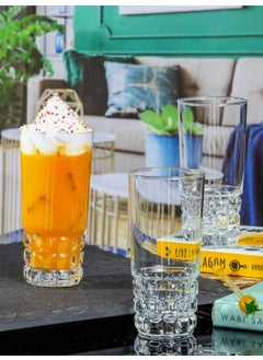 Luminarc Luminarc Glass Quadrilie HB Tumbler (Set of 6pcs) LM-P4789  - Image 1