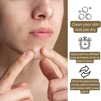 Derma V10 Spot Zapper Patches Pack Of 24 Hydrocolloid Patches To Promote Faster Healing For Blemishes And Pimples Waterproof Breathable Long Lasting Invisible Dermatologically Tested 2 Sizes - Image 3
