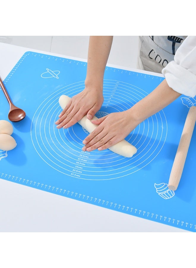 Extra-large silicone baking pad, for rolling out dough sheets, heat-resistant placemats, reusable non-stick baking pad, 50*40 - Image 1