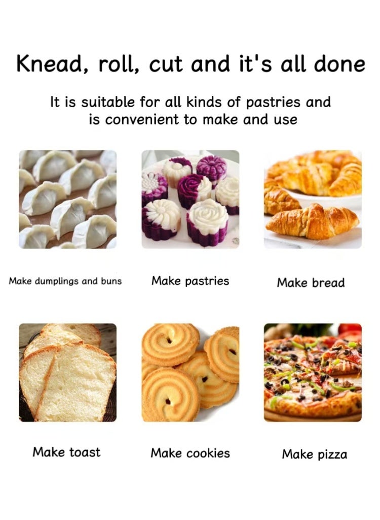Extra-large silicone baking pad, for rolling out dough sheets, heat-resistant placemats, reusable non-stick baking pad, 50*40 - Image 5