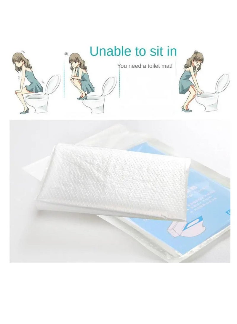30 PCS/Pack -THE PACK- Disposable Toilet Seat Cover Mat Toilet Paper Pad For Travel Camping Bathroom Accessiories Toilet Cover Mat - Image 2