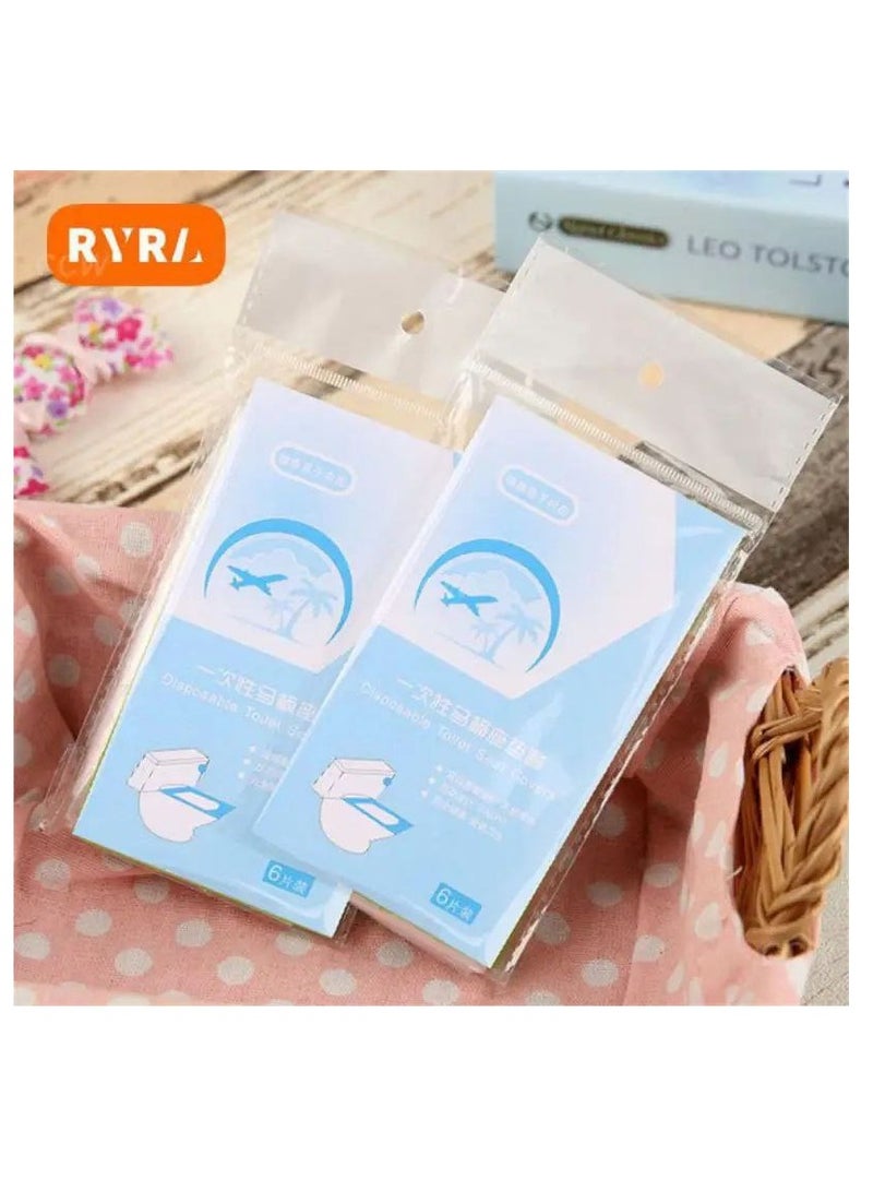 30 PCS/Pack -THE PACK- Disposable Toilet Seat Cover Mat Toilet Paper Pad For Travel Camping Bathroom Accessiories Toilet Cover Mat - Image 3