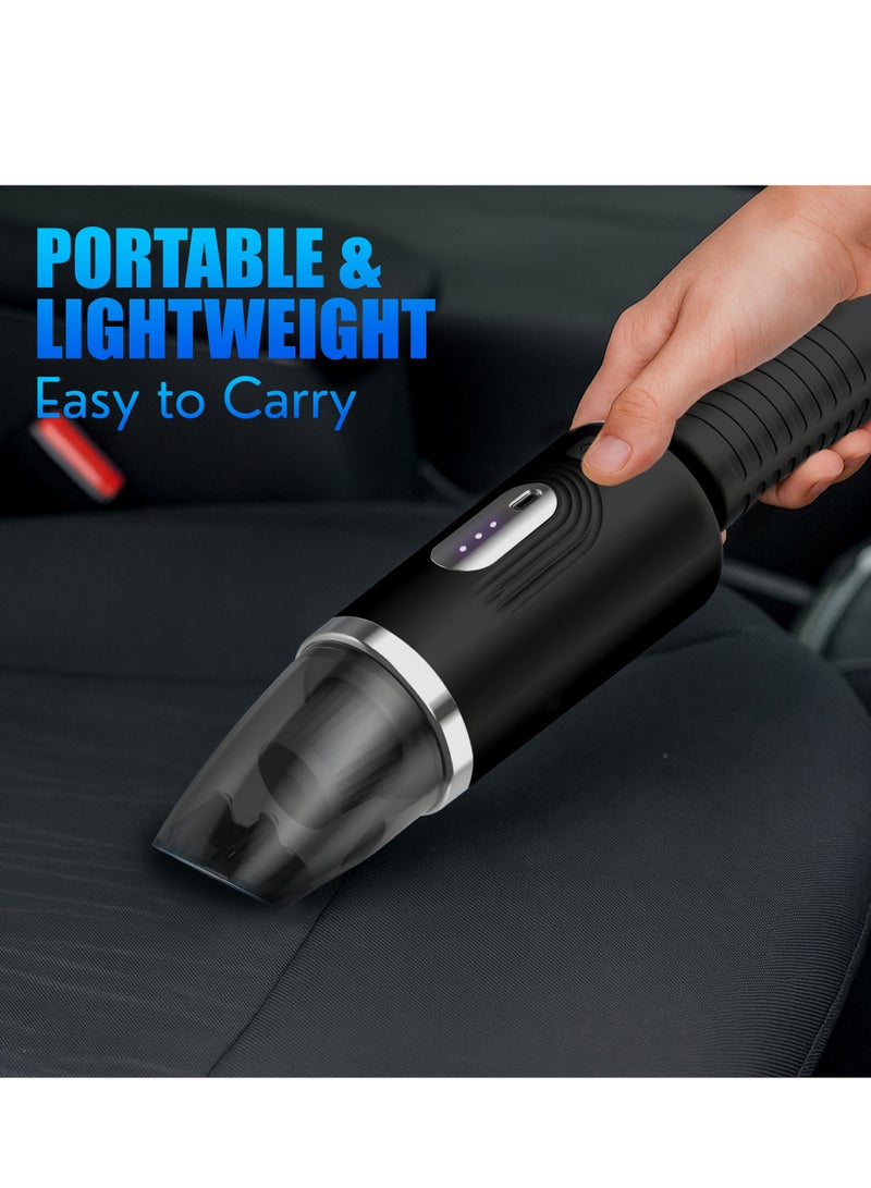 Cordless Handheld Wireless Portable Car Vacuum Cleaner with UV Light – 80W Rechargeable Dust Mite Controller, Strong Suction Wet & Dry Use, Low Noise ≤80dB, Washable Filter, Lightweight 450g for Car, Sofa, Bed, Office & Pet Hair - Image 3