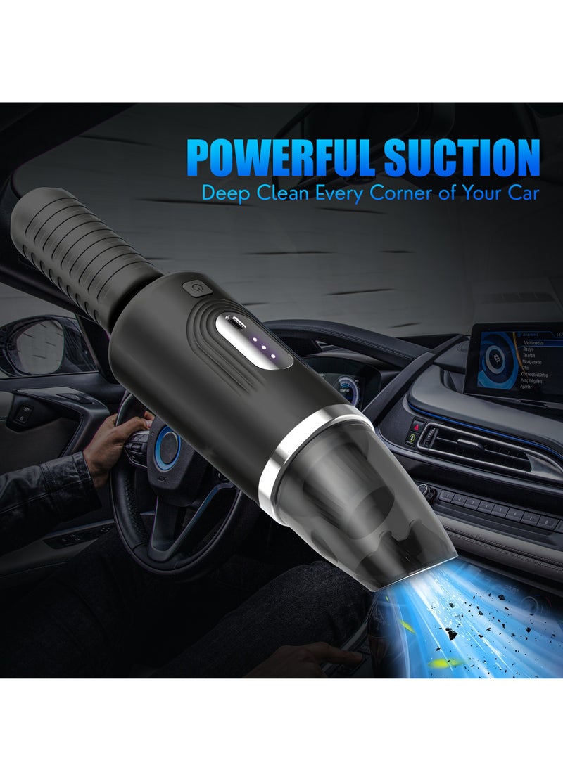 Cordless Handheld Wireless Portable Car Vacuum Cleaner with UV Light – 80W Rechargeable Dust Mite Controller, Strong Suction Wet & Dry Use, Low Noise ≤80dB, Washable Filter, Lightweight 450g for Car, Sofa, Bed, Office & Pet Hair - Image 4