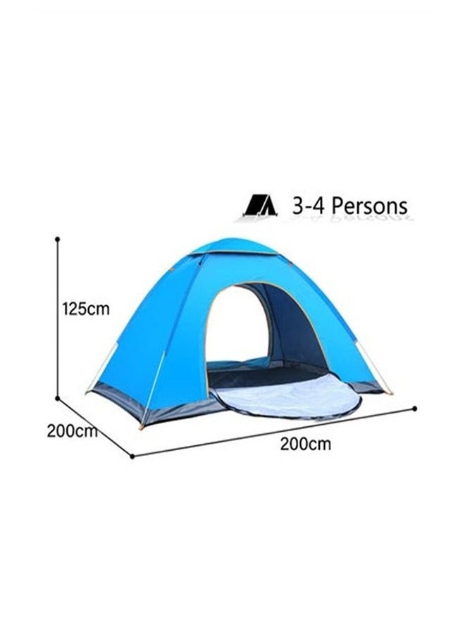 RollsTimi  Portable Automatic Pop Up Outdoor Camping Tent Blue (3-4 People)  - Image 5