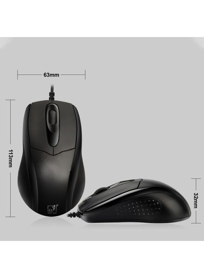 ZGB 512C USB Wired Computer Mouse(Black) - Image 3