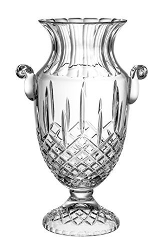 Barski - Hand Cut - Mouth Blown - Centerpiece - Large Footed Vase - 16" H - Made in Europe - Image 3
