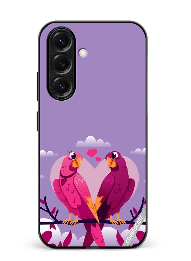 VR CREATIVE Protective Case Cover For Samsung Galaxy S25 Plus Love Birds Design Multicolour