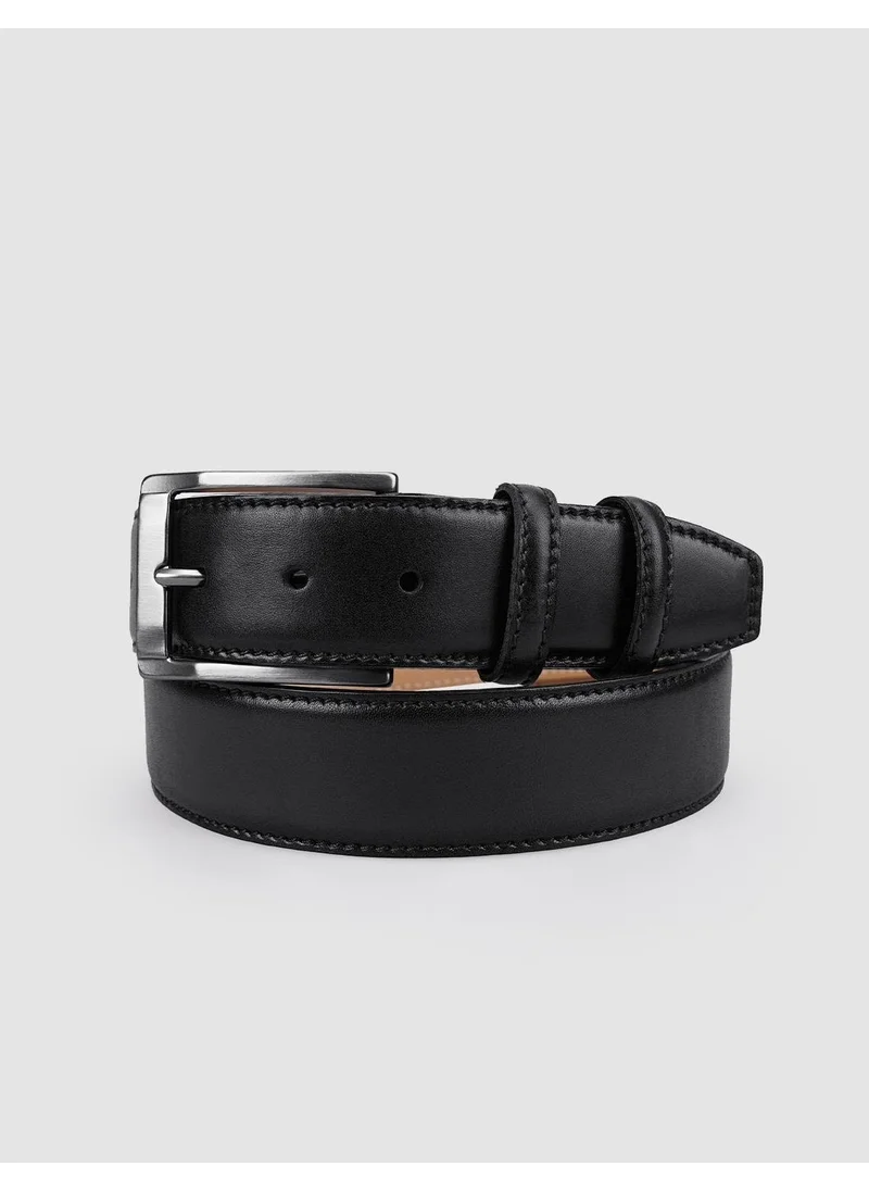 كاباني 100% Genuine Leather Black Men's Casual Belt