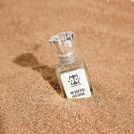 MAHRA White Oud Attar Elegant Refined Timeless Fragrance Fresh Bergamot Delicate White Flowers Sensual Oud LongLasting 5 ML - Image 2