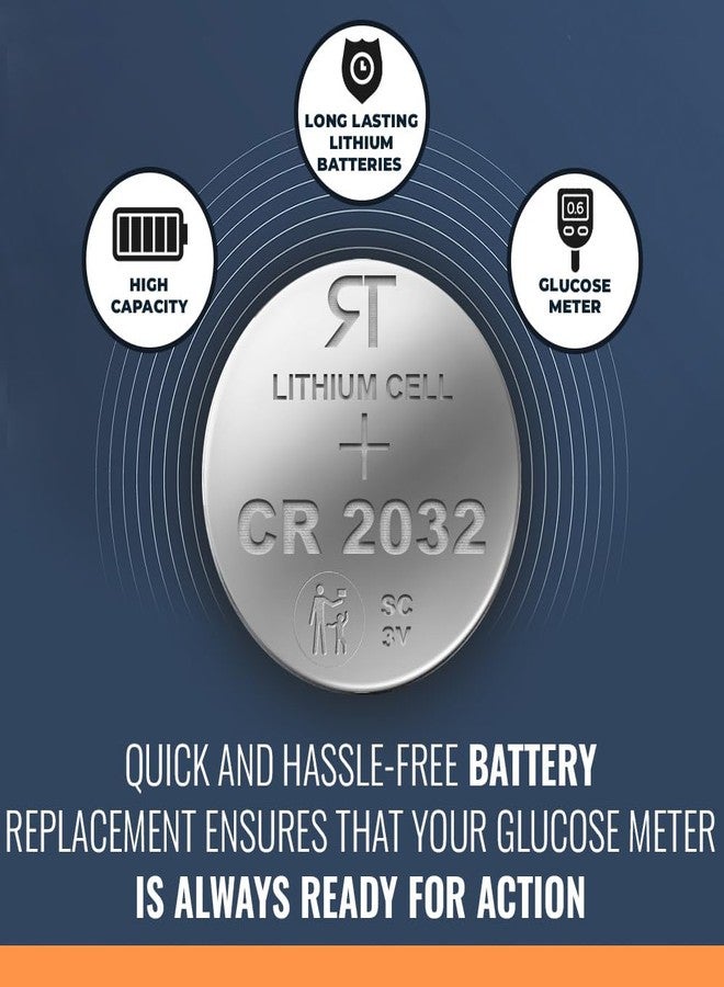 روما تك بطاريات CR2032 لجهاز قياس نسبة السكر في الدم من روم تك، متوافقة مع أجهزة أوكرا برو، وأون كول إكسبريس، وون تاتش ألترا بلس فليكس، وون تاتش فيريو فليكس - بطاريات CR2032 لجهاز ون تاتش فيريو فليكس - Image 3